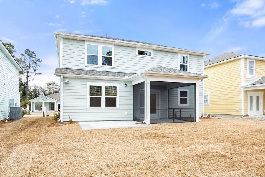 Exterior details and patio area of a home in Salem Bay, Beaufort (Image 3).