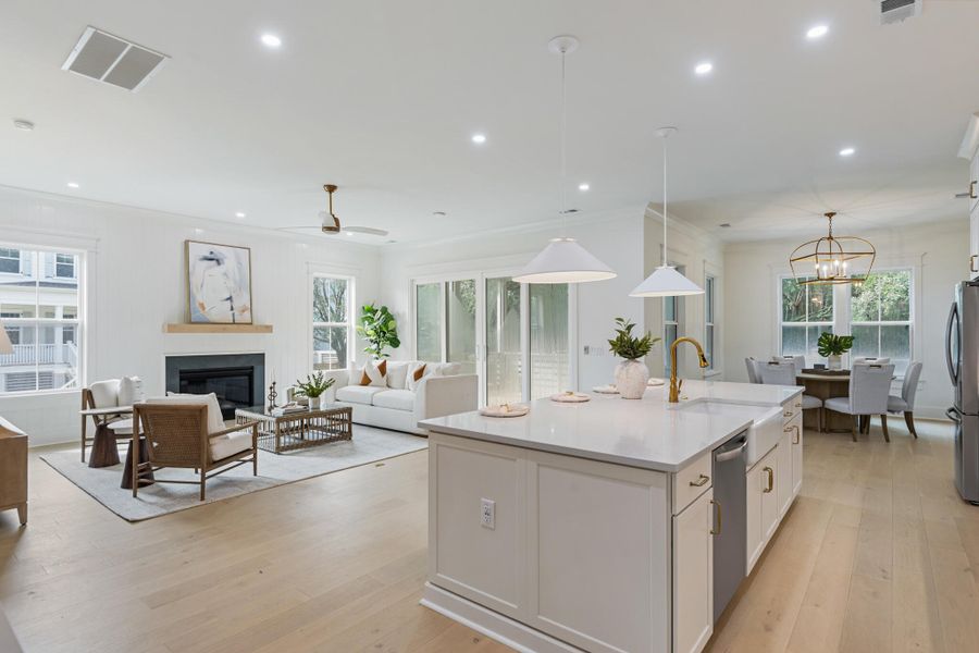 Furnished interior view inside a new home in , Mount Pleasant (Image 37).