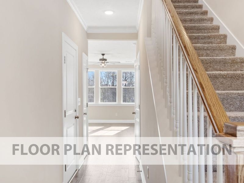 Front Entryway | The 1807 Plan by Ivey Homes