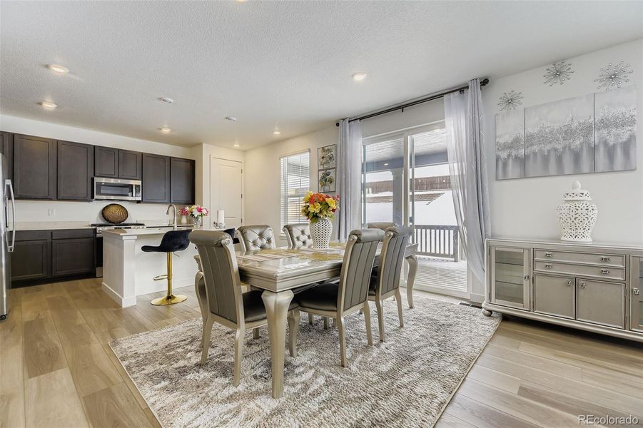 Furnished interior view inside a new home in Newlin Crossing, Parker (Image 13).