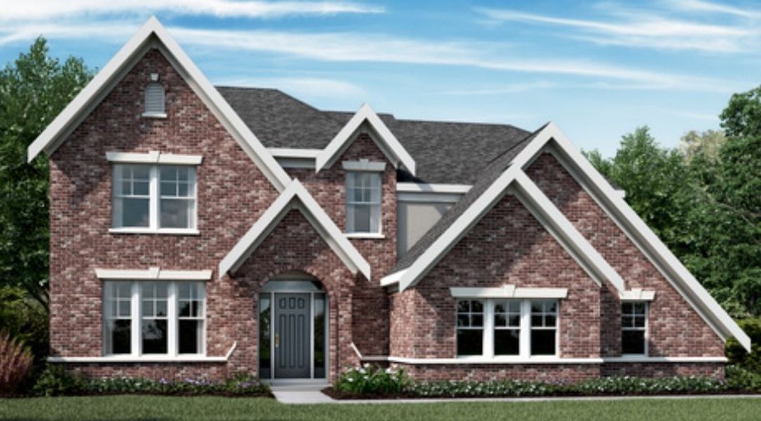 Representative exterior photo of a completed home built from the Clay by Fischer Homes in Governor’s Preserve, Canton, GA (Image 5). Representative exterior photo of a completed home built from the Clay by Fischer Homes in Governor’s Preserve, Canton, GA (Image 5).