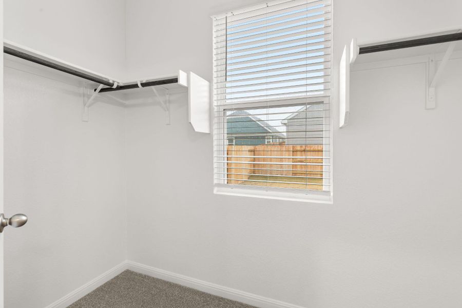 Walk-in closet in Primary Bedroom