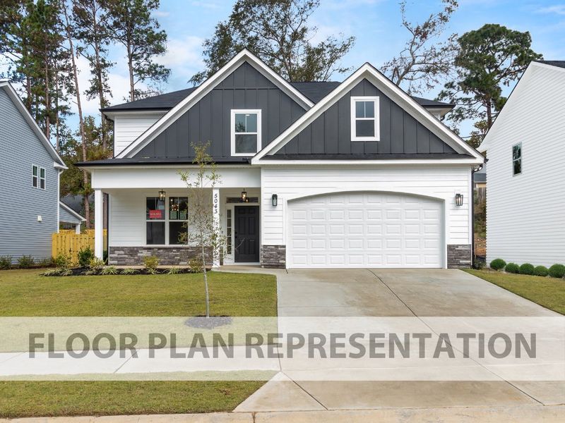 Essington II Front Exterior – New Construction Home in Grovetown GA or North Augusta SC Essington II Front Exterior – New Construction Home in Grovetown GA or North Augusta SC