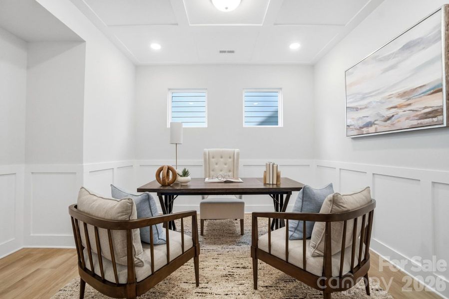 Furnished interior view inside a new home in Villas at Prestwick, Mooresville (Image 19).
