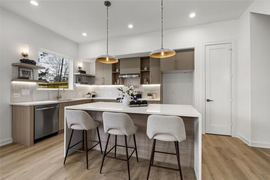 Furnished interior view inside a new home in , Houston (Image 7).