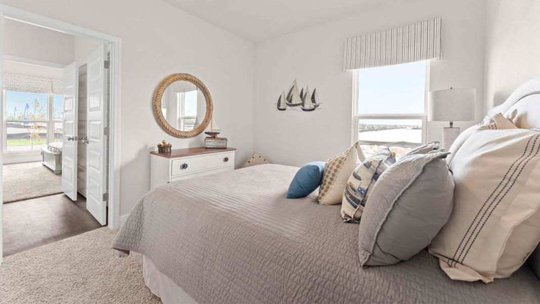 Representative furnished interior of a home built from the The Camden by D.R. Horton in Liberty, Panama City (Image 9).