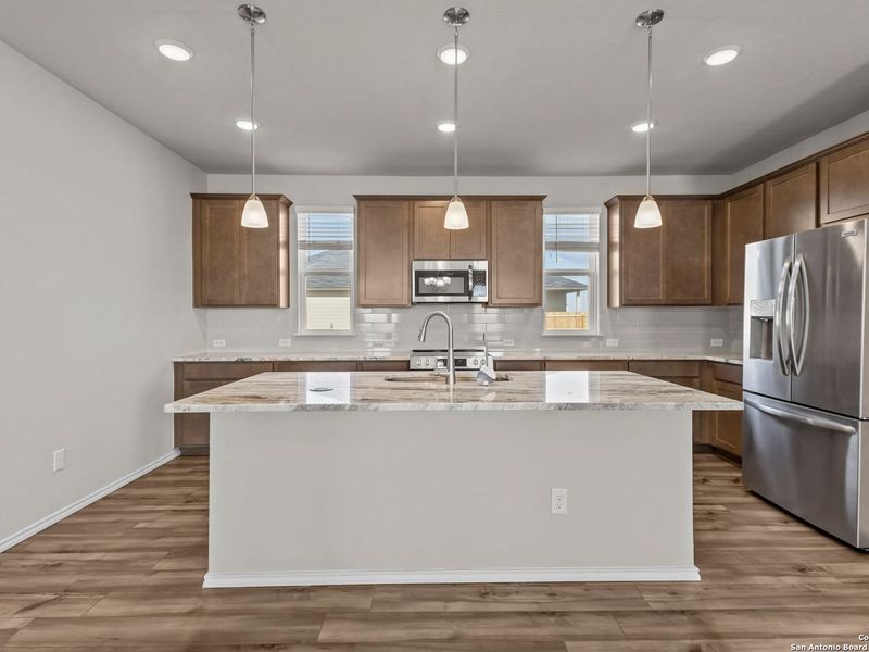 Furnished interior view inside a new home in Hannah Heights, Seguin (Image 7).