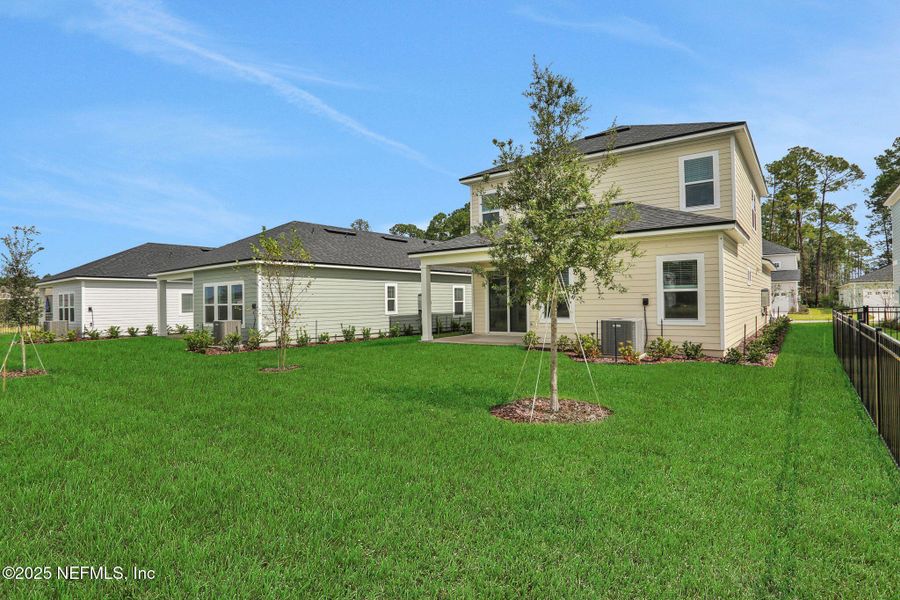 Exterior details and patio area of a home in TrailMark, St. Augustine (Image 22).