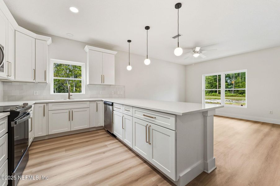 Furnished interior view inside a new home in , Hastings (Image 15).
