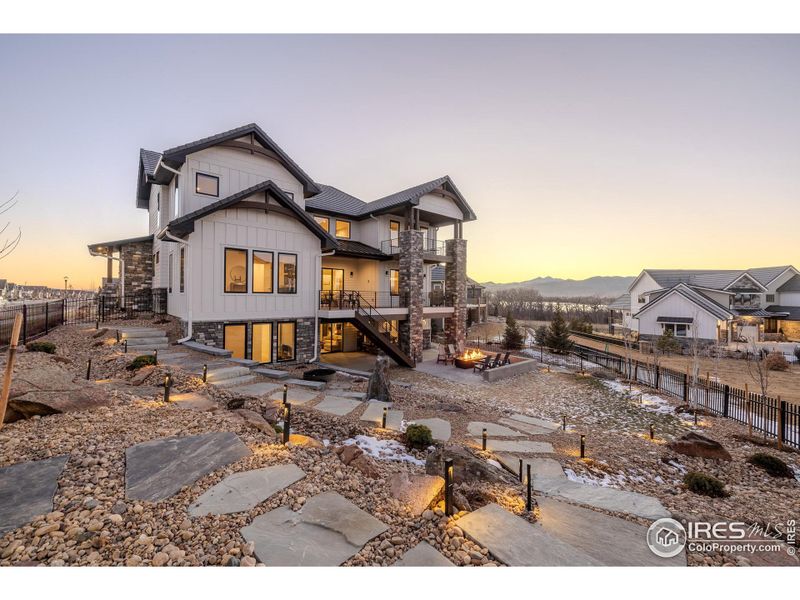 Front exterior of a new home in , Berthoud, CO, highlighting curb appeal (Image 2).