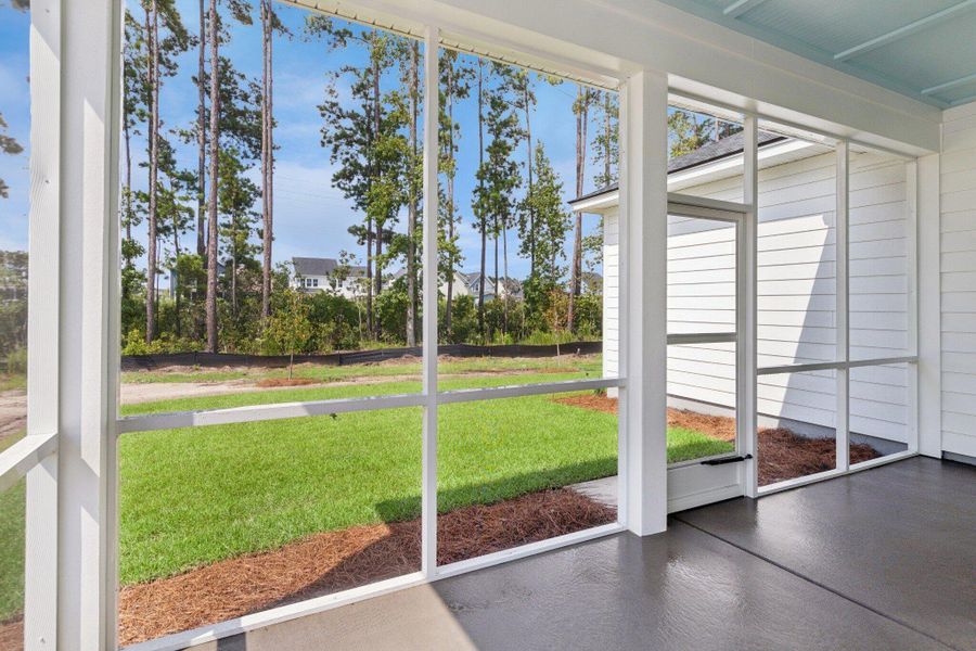 Exterior details and patio area of a home in Nexton - Midtown - The Village Collection, Summerville (Image 23). Exterior details and patio area of a home in Nexton - Midtown - The Village Collection, Summerville (Image 23).