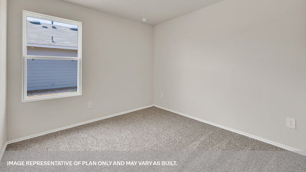 Representative unfurnished interior of a home built from the The Barton by D.R. Horton in Spring Valley, New Braunfels (Image 17).