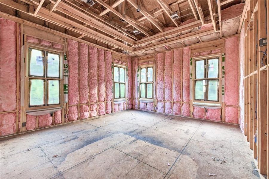 In-progress construction of a new home in , Statham, GA (Image 7).