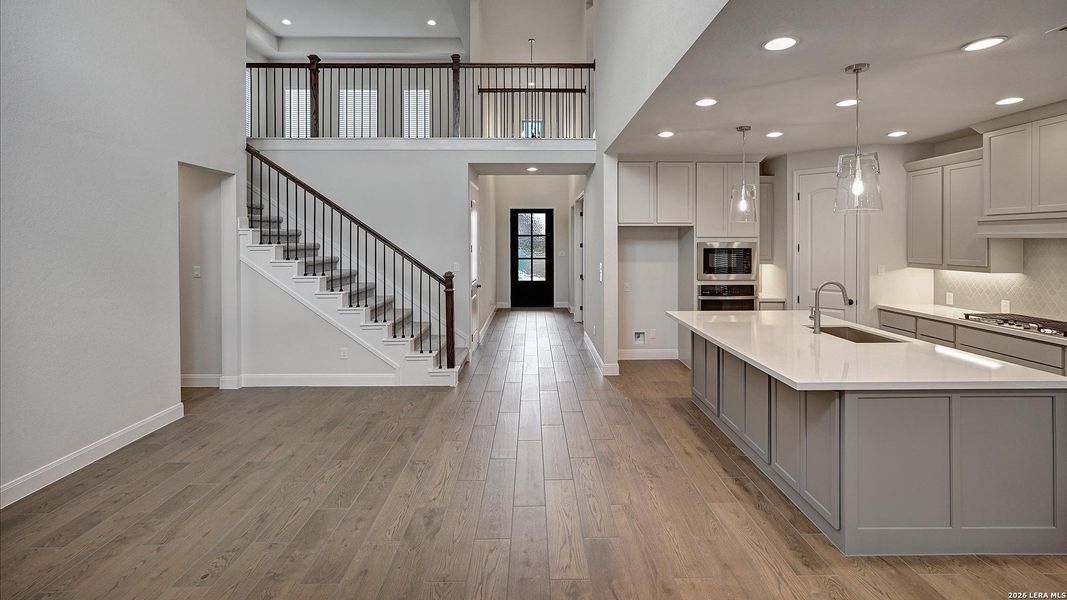Furnished interior view inside a new home in Kallison Ranch, San Antonio (Image 11).