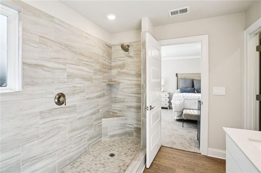 Furnished interior view inside a new home in Hemingway - Reserve Series, Cumming (Image 20). Furnished interior view inside a new home in Hemingway - Reserve Series, Cumming (Image 20).