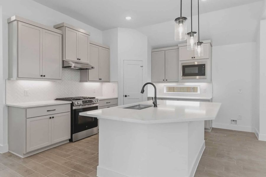 Furnished interior view inside a new home in Bridgeland, Elgin (Image 3).