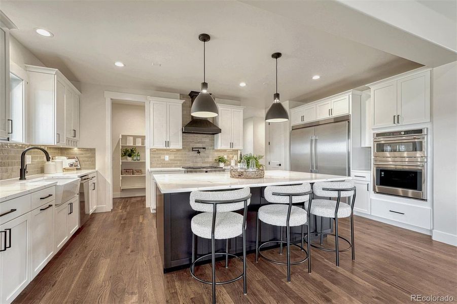 Furnished interior view inside a new home in , Colorado Springs (Image 4).