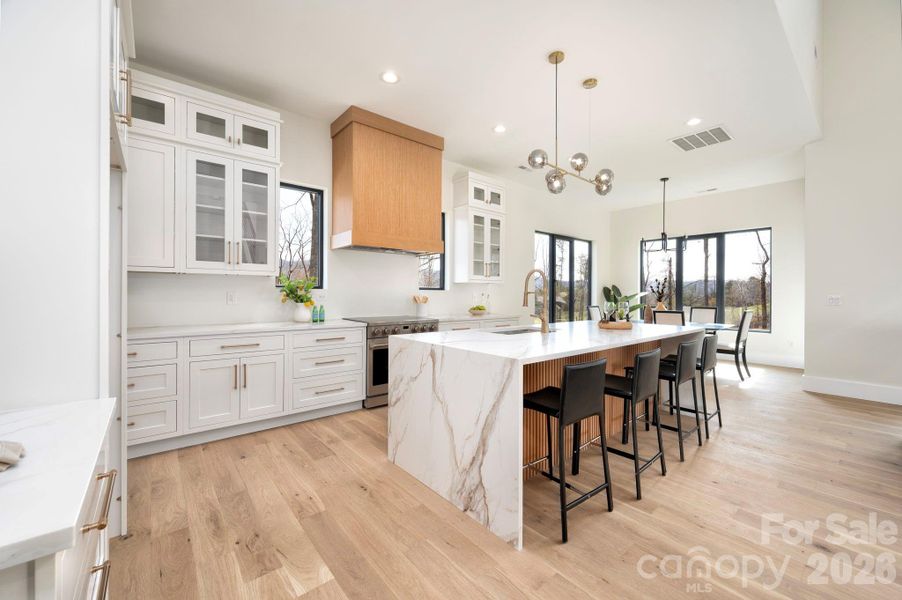 Furnished interior view inside a new home in , Weaverville (Image 8).