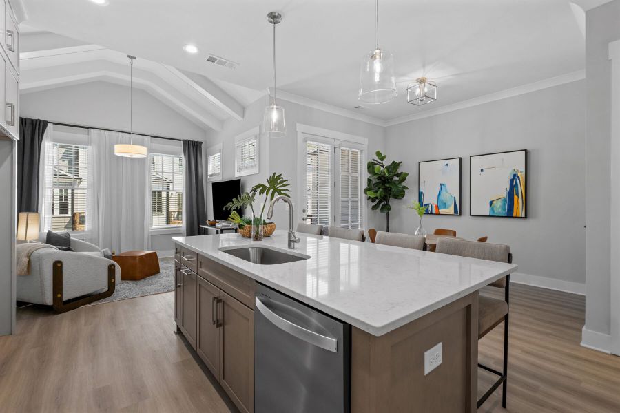 Representative furnished interior of a home built from the The Kensington by JW Collection in Devin's Shire, Kennesaw (Image 30).