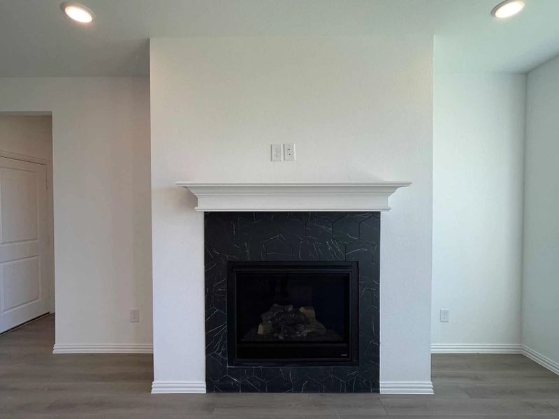 Fireplace Construction Progress