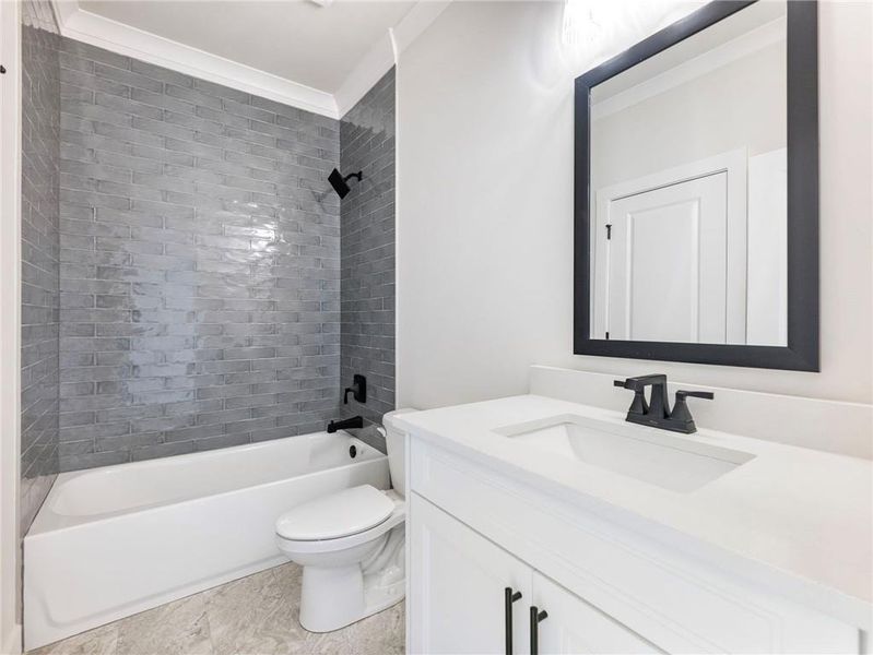 Furnished interior view inside a new home in , Buford (Image 17).