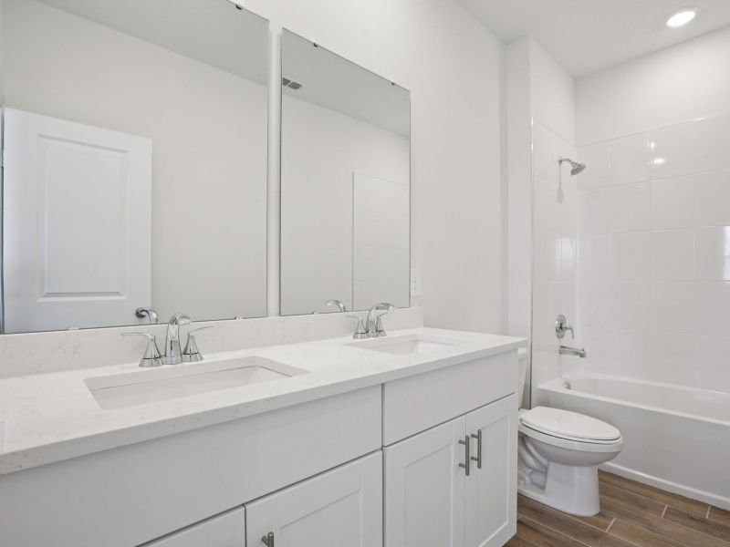 Furnished interior view inside a new home in Cyrene at Minneola - Villas, Minneola (Image 6). Furnished interior view inside a new home in Cyrene at Minneola - Villas, Minneola (Image 6).