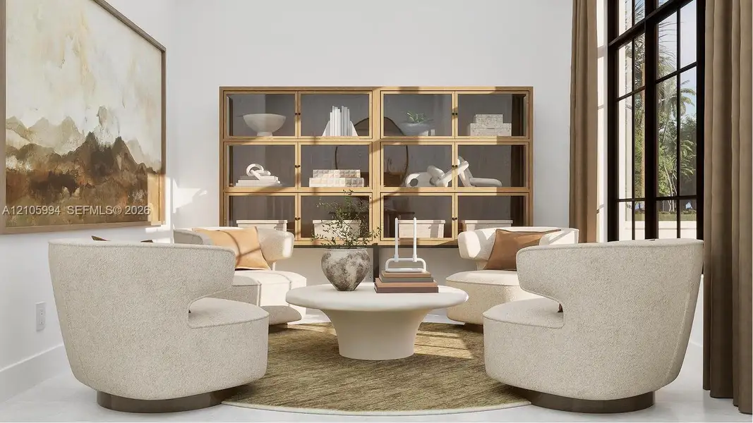 Furnished interior view inside a new home in Mainstreet, Coconut Creek (Image 7).
