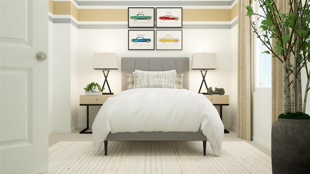 Furnished interior view inside a new home in Sila, Huffman (Image 9).