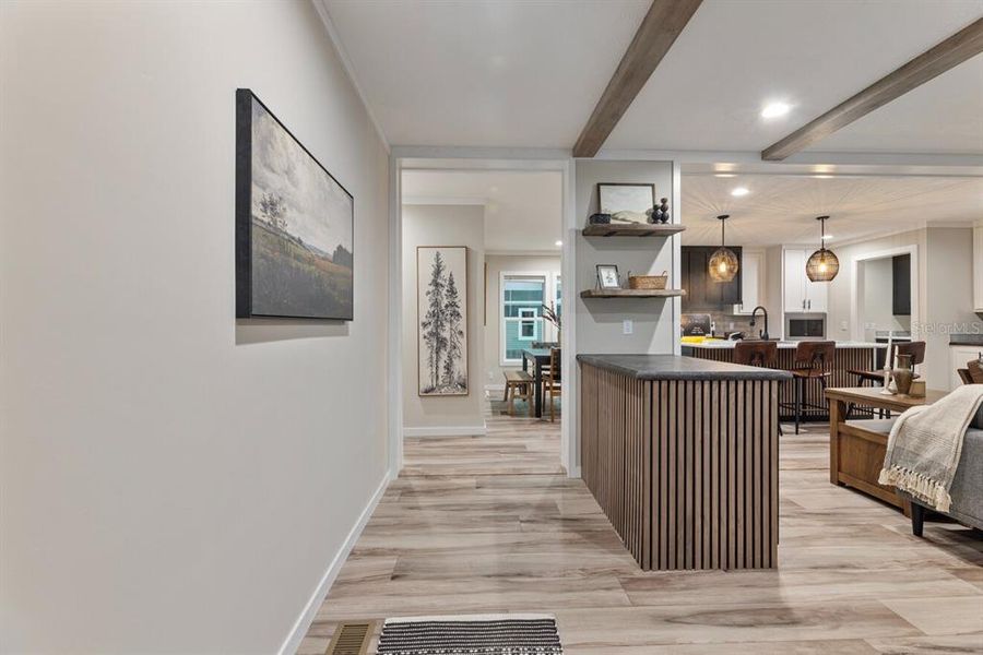 Furnished interior view inside a new home in , Okeechobee (Image 31).