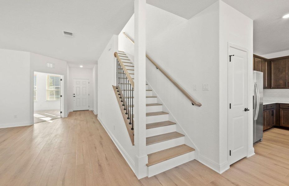 Spacious, unfurnished interior of a new home in Patterson Ranch, Georgetown (Image 23). Spacious, unfurnished interior of a new home in Patterson Ranch, Georgetown (Image 23).