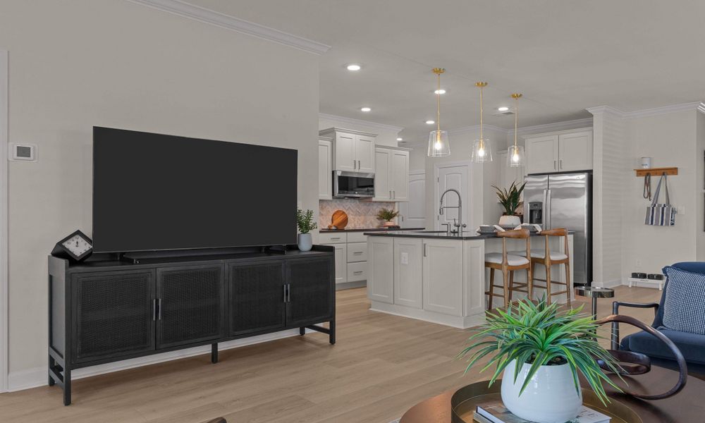 Representative furnished interior of a home built from the The Hibiscus by Chesapeake Homes in Traditions at Carolina Forest, Myrtle Beach (Image 25).