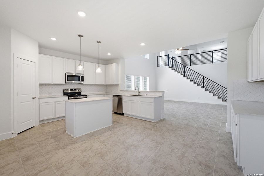 Furnished interior view inside a new home in Laurel Vistas, San Antonio (Image 11).