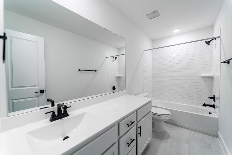 Furnished interior view inside a new home in Lariat, Liberty Hill (Image 5).