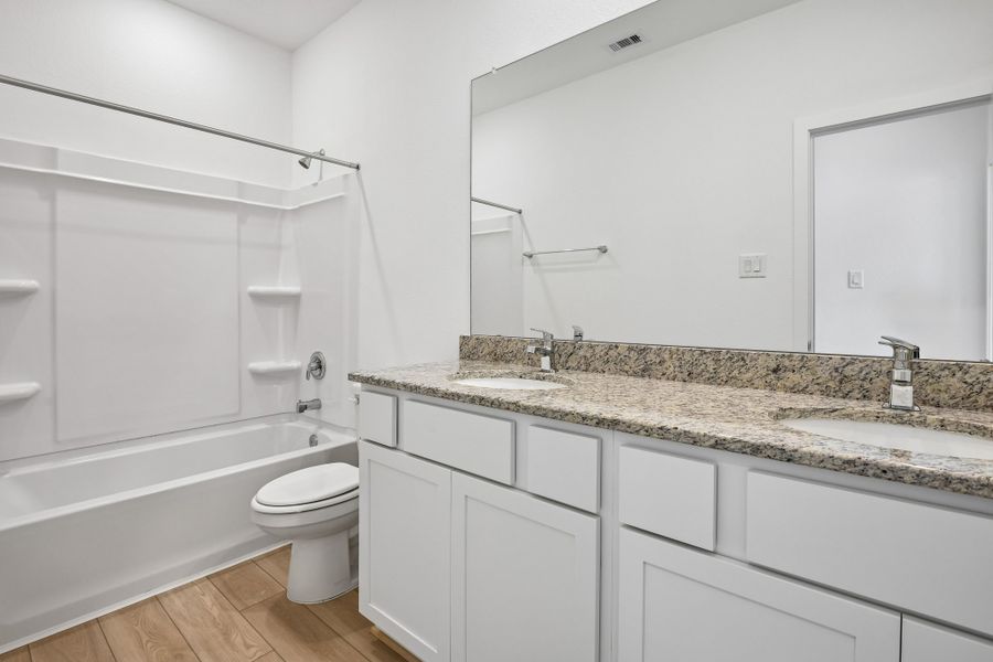 Furnished interior view inside a new home in Raburn Reserve 50s, Tomball (Image 13).