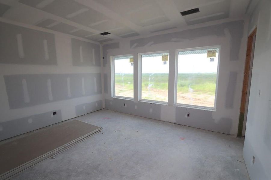 In-progress construction of a new home in Brookewater 55’ Homesites, Rosenberg, TX (Image 31).