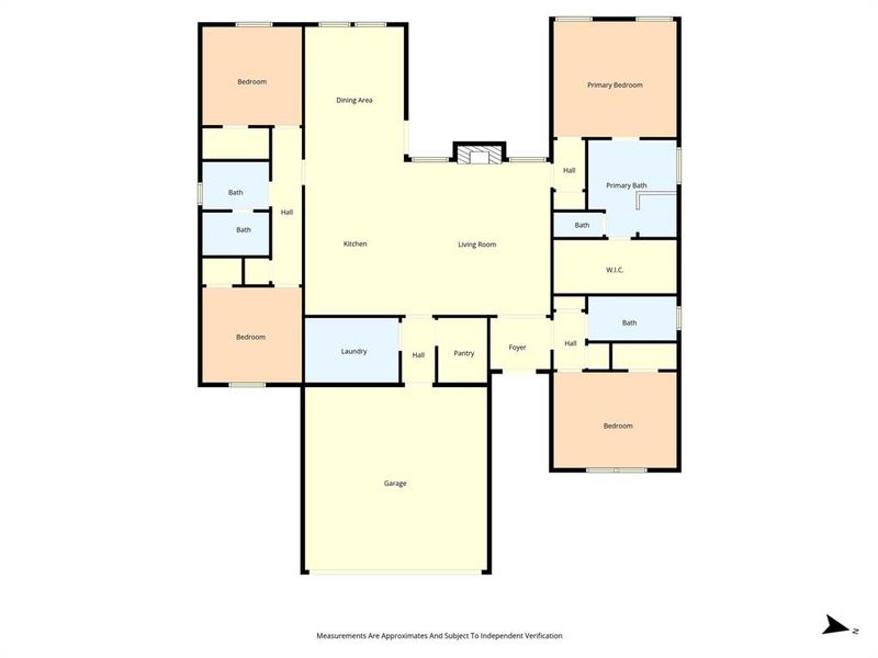 2D floor plan layout of this home in , Woodway, TX (Image 5). 2D floor plan layout of this home in , Woodway, TX (Image 5).