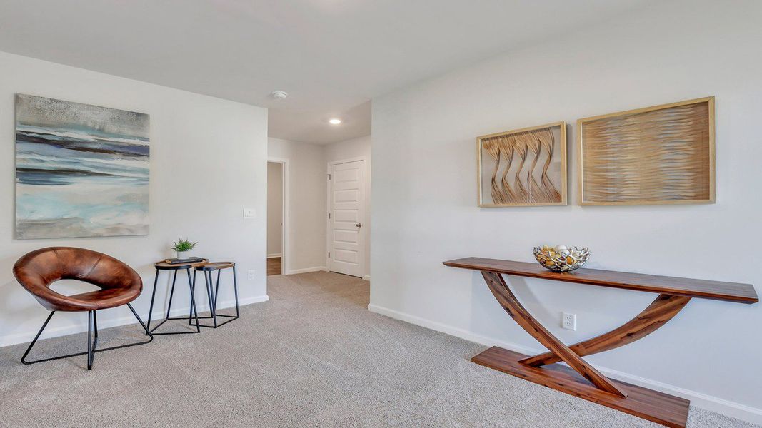 Furnished interior view inside a new home in The Groves at Bees Creek, Ridgeland (Image 15).