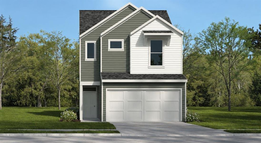 Front exterior of a new home in , Dallas, TX, highlighting curb appeal (Image 1). Front exterior of a new home in , Dallas, TX, highlighting curb appeal (Image 1).