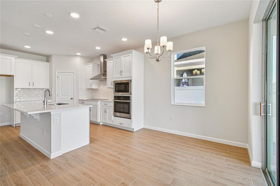 Furnished interior view inside a new home in Estates at Rivercrest, Sanford (Image 9).