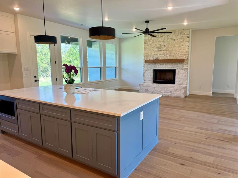 Furnished interior view inside a new home in , Weatherford (Image 7).