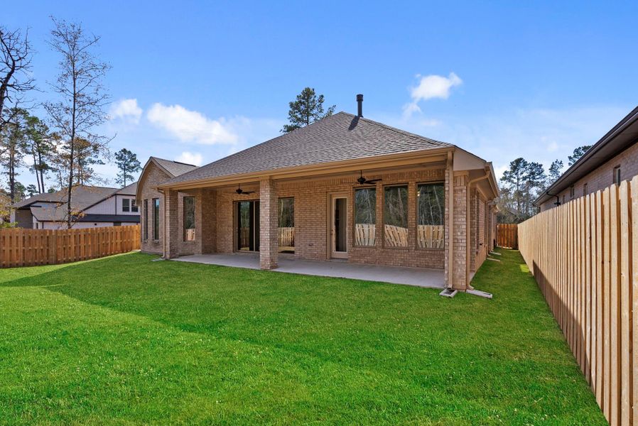 Exterior details and patio area of a home in Colton, Montgomery (Image 4). Exterior details and patio area of a home in Colton, Montgomery (Image 4).