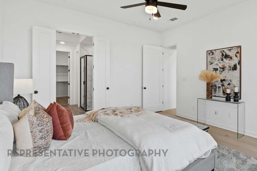 Furnished interior view inside a new home in Parkside On The River: 50ft. lots, Georgetown (Image 12).