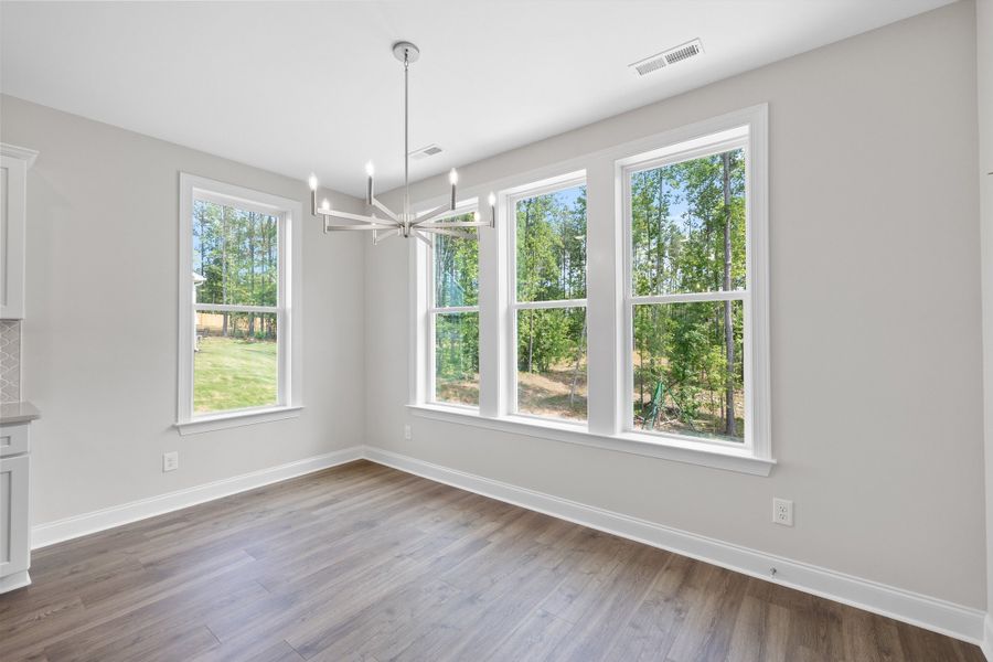 Representative unfurnished interior of a home built from the The Chandler by RobuckHomes in Baylee Ridge, Selma (Image 137).
