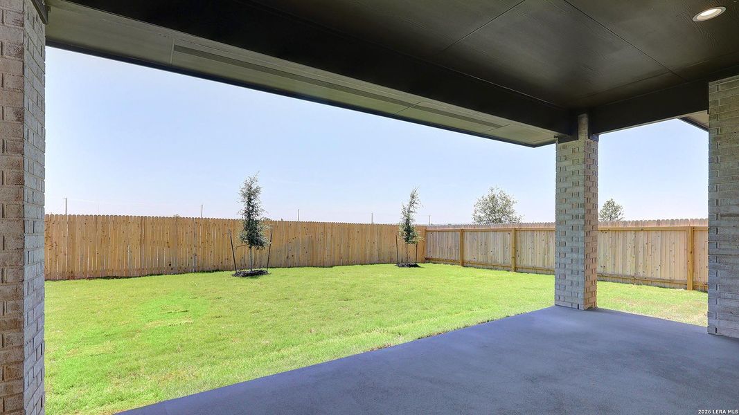 Exterior details and patio area of a home in Kallison Ranch, San Antonio (Image 20).