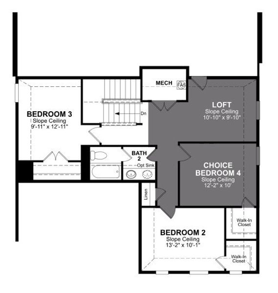 2D floor plan layout of this home in Verandah, Royse City, TX (Image 3).