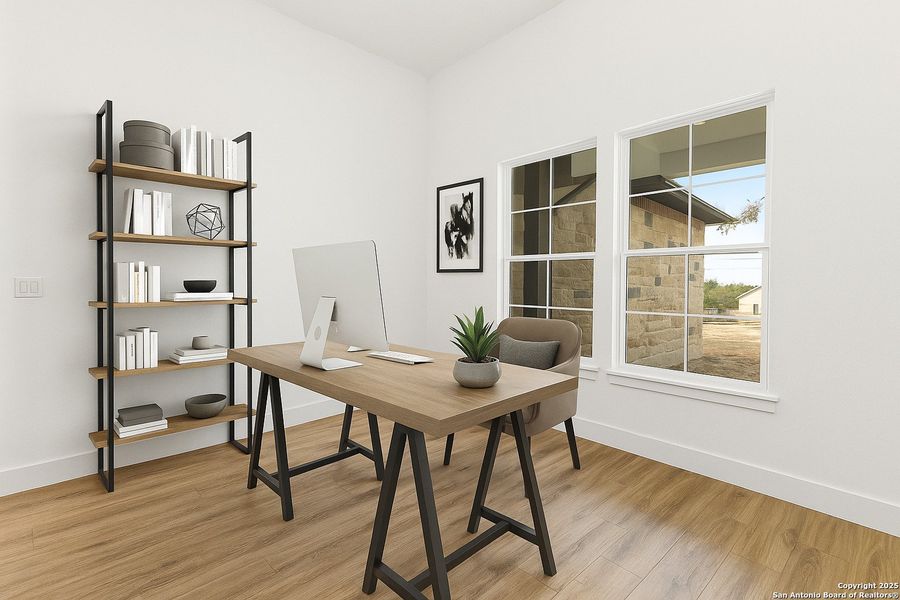 Furnished interior view inside a new home in , Spring Branch (Image 19).
