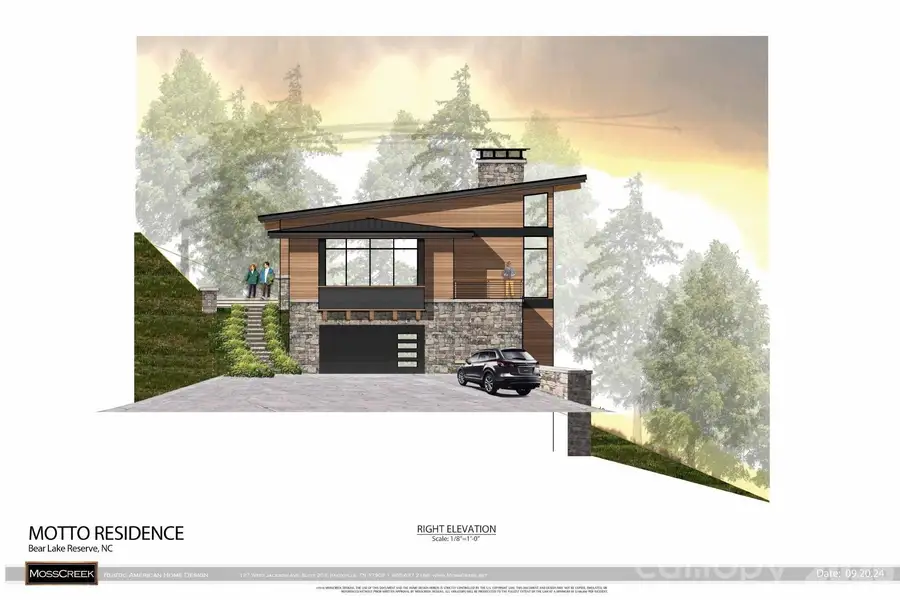 Exterior rendering of this home design in , Tuckasegee, NC (Image 1). Exterior rendering of this home design in , Tuckasegee, NC (Image 1).