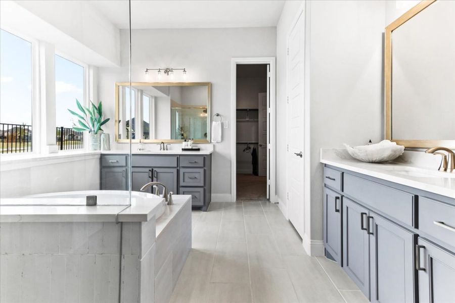 Furnished interior view inside a new home in Nelson Lake, Rockwall (Image 11).
