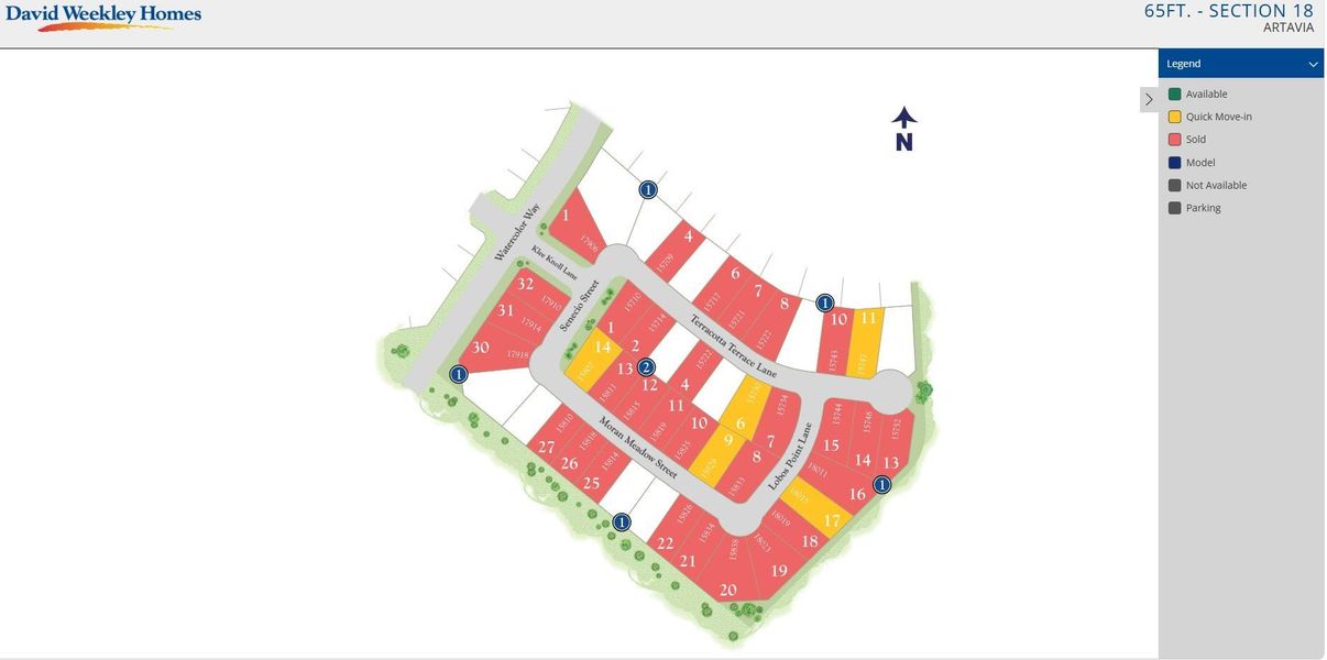 Homesite Map Homesite Map