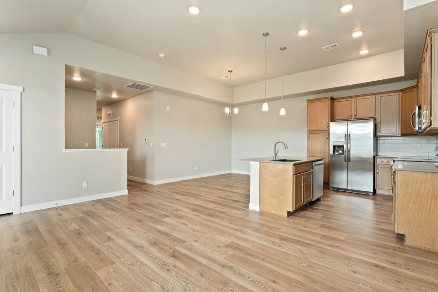 Furnished interior view inside a new home in The Lakes at Centerra, Loveland (Image 9).